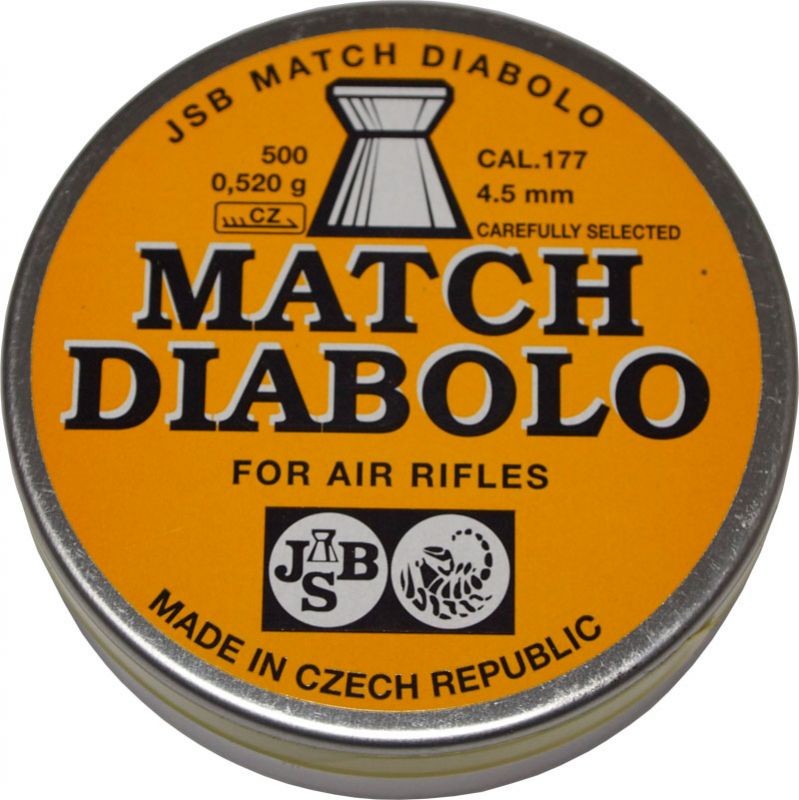 Пули для пневматики Diabolo Match for air Rifles матчевые пули 