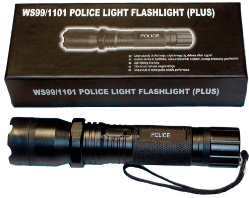 Фонарик электро шокер ОСА-1101 Police (10 000 Вольт) купить с доставкой