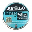 Пули для пневматики APOLO Domed 6,35 мм 2,2гр (200 шт)
