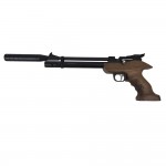 Пневматический пистолет ZR Arms PP800R, ствол 238 мм (дерево, PCP, редуктор) 4,5 мм