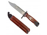 Штык-нож ММГ ШНС-001 АК 6x4 для АКМ и АК-74 (темно-коричневый) 
