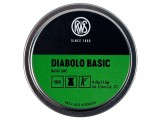 Пули для пневматики RWS Diabolo Basic 4,5мм 0,45г 500шт