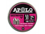 Пули для пневматики APOLO Destoyer 5,5 мм 1,8гр (100 шт)
