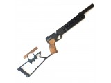 Пистолет пневматический KrugerGun КОРСАР 5,5, рукоять дерево, ствол 240мм, резервуар32 с манометром