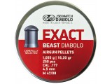 Пули для пневматики JSB Exact Beast Diabolo 4,5мм 1,05г (250 шт)