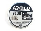 Пули для пневматики Apolo Slug 6,35мм 2,14гр 200шт