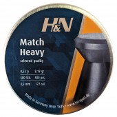 Пули для пневматики H&N Match Heavy 4,5 мм 0,53г (500шт)