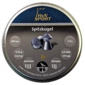 Пули для пневматики H&N Spitzkugel 4,5мм 0,56гр. (500 шт) 