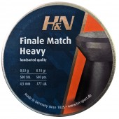 Пули для пневматики H&N Finale Match Heavy 4,5мм 0,53гр. (500 шт) 