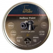 Пули для пневматики H&N Hollow Point 4,5мм 0,45гр. (500 шт) 