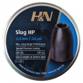 Пули для пневматики H&N Baracuda Slug HP кал. 5,53мм 1,36г (200 шт)