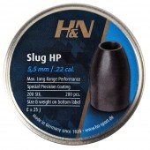 Пули для пневматики H&N Baracuda Slug HP кал. 5,53мм 1,49г (200 шт)