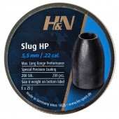 Пули для пневматики H&N Baracuda Slug HP кал. 5,53мм 1,75г (200 шт)