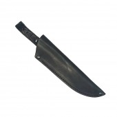 Кожаные ножны погружные для ножа с длиной клинка 13 см (черные)