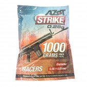 Шарики для страйкбола Azot Strike Tracers 6 мм 0,28 г (1 кг, белый)
