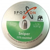 Пули SPOTON Sniper 4,5мм 1.10g (175 шт)