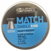 Пули для пневматики JSB Match Diabolo S100 4.5мм