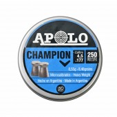 Пули для пневматики Apolo Champion 4,5мм 0,55гр 250шт