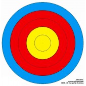 Мишень лучная FITA 80см, бумага 85 гр.