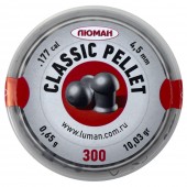 Пули Люман Classic Pellet 4.5 мм (300 шт, 0.65 грамм)