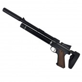 Пневматический пистолет ZR Arms PP750L(дерево,приклад, PCP,редуктор) 5,5 мм