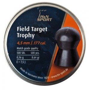 Пули для пневматики H&N Field Target Trophy 4, 5мм 0, 56гр. (500 шт)