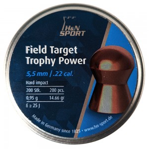 Пули для пневматики H&N Field Target Trophy Power 5, 5мм 0, 98г (200шт)
