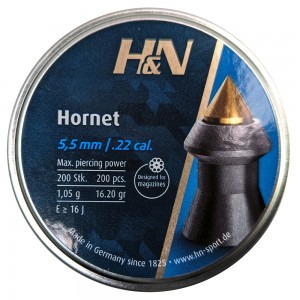 Пули для пневматики H&N Hornet 5, 5мм 1, 05г (200 шт)