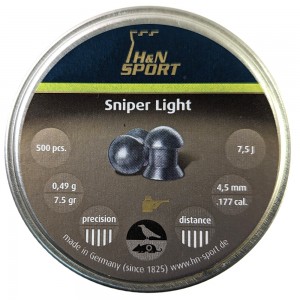 Пули для пневматики H&N Sniper Light 4, 5 мм 0, 49г (500 шт)