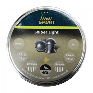 Пули для пневматики H&N Sniper Light 5, 5мм 0, 91г (250 шт)