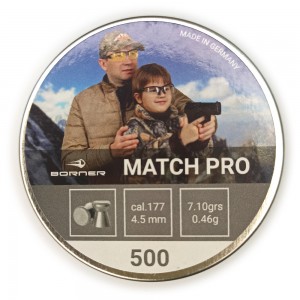Пули Borner Match Pro 4, 5 мм 0.46 г 500 шт