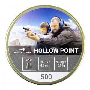 Пули Borner Hollow Point 4, 5 мм 0.58 г 500 шт