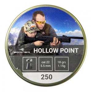 Пули Borner Hollow Point 5, 5 мм 1.15 г 250 шт