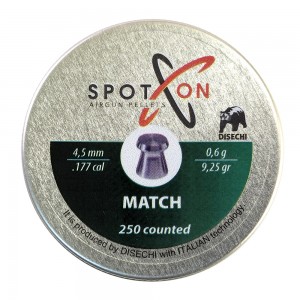 Пули SPOTON Match 4, 5мм 0.60g (250 шт)