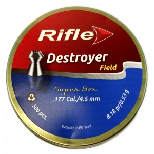 Пули для пневматики RIFLE Field Series Destroyer 4, 5 мм 0, 53гр (500 шт)