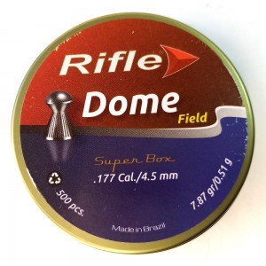 Пули для пневматики RIFLE Field Series Dome 4, 5 мм 0, 51гр (500 шт)