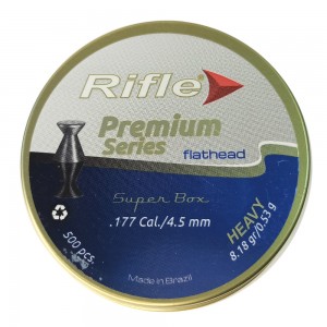 Пули для пневматики RIFLE Premium Series Flathead Heavy 4, 5 мм 0, 53гр (500 шт)