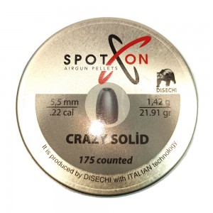 Пули SPOTON Crazy Solid  5, 5мм  1.42г (175 шт)