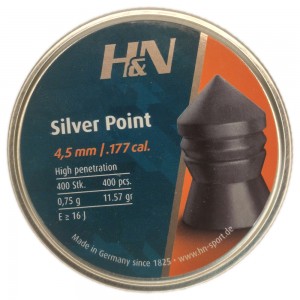Пули H&N Silver Point 4, 5мм 0, 75гр