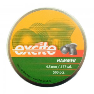 Пули для пневматики H&N Excite Hammer 5, 5мм 0, 98гр 250шт