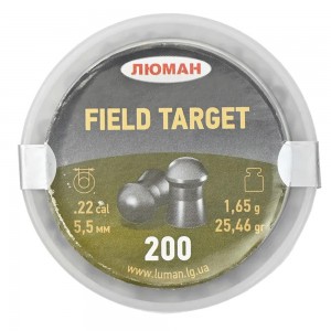 Пули Люман Field Target 5, 5 мм 1, 65 грамм (200шт)