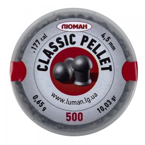 Пули Люман Classic Pellet 4.5 мм (500 шт, 0.65 грамм)