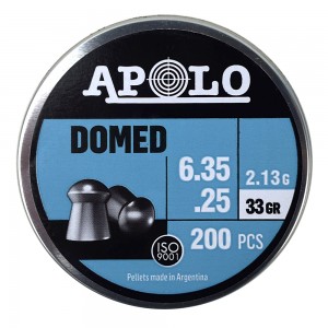 Пули для пневматики APOLO Domed 6, 35 мм 2, 13гр (200 шт)