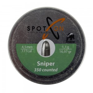 Пули SPOTON Sniper 4, 5мм 1.10g (350 шт)
