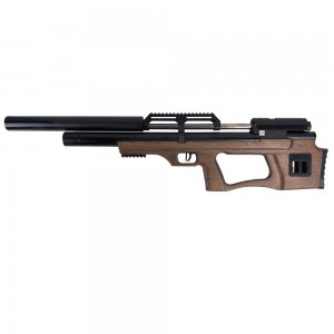 Пневматическая винтовка Krugergun Снайпер 6.35 мм Буллпап (580 мм, резервуар 510, прямоток, задний взвод, дерево)