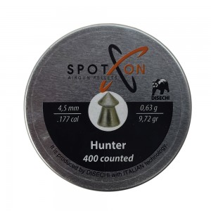 Пули SPOTON Hunter 4, 5мм 0.63g (400 шт)