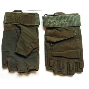 Перчатки тактические армейские BLACK EAGLE зеленые короткопалые