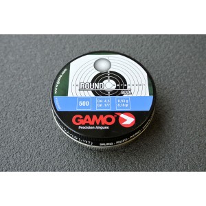 Пули (шарики) для пневматики GAMO Round 4, 5мм 0, 53гр (500 шт)