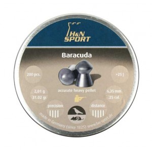 Пули для пневматики H&N Baracuda 6, 35мм 2, 01г (200 шт)