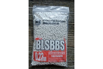 Шарики для страйкбола BLS 0, 23 (1кг/уп, белые)